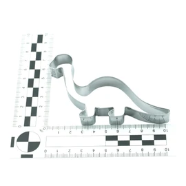 BekkiB - Set of 3 Dinosaur Cookie Cutters - Stainless Steel Cookie Cutters, Dishwasher Safe - 2443