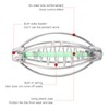 10PCS Stainless Steel Spring Fishing Feeder Bait Cage Holder Tackle