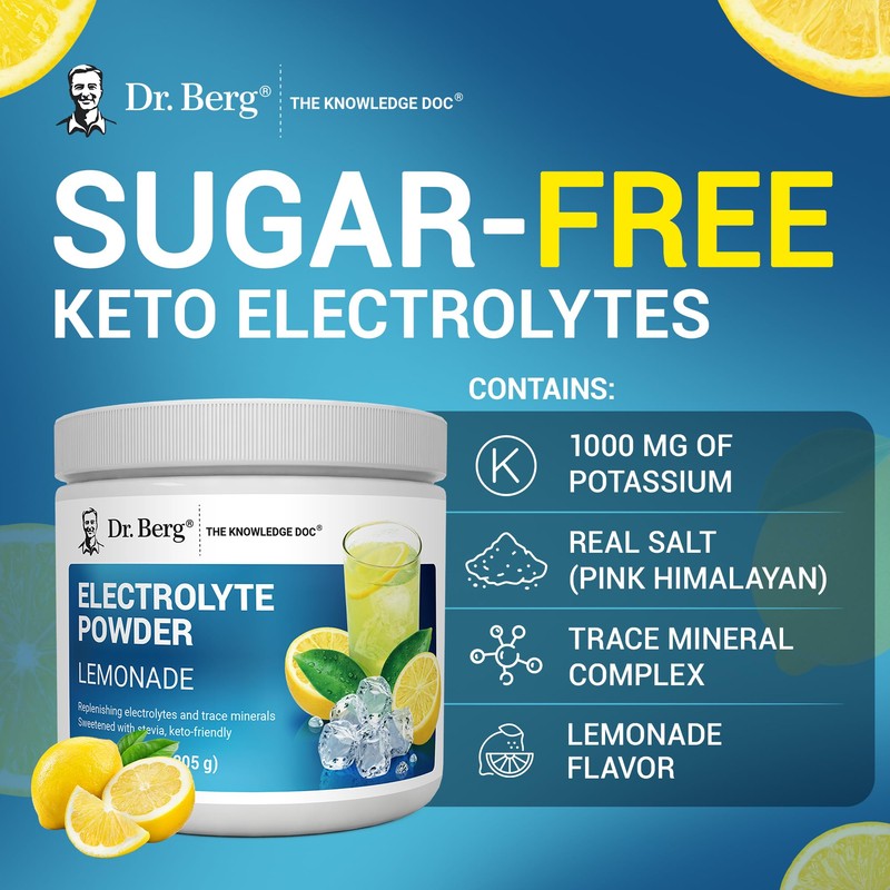 Dr. Berg Zero Sugar Hydration Keto Electrolyte Powder - Enhanced