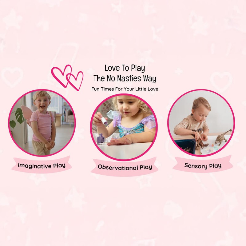 No Nasties Kids Natural Makeup Palette Kit - Nala Pink,