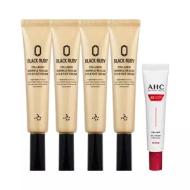 AHC 블랙루비 콜라겐 아이크림 30ml x4 + AHC 아이크림 시즌14 12ml x4 Black Ruby Collagen Eye Cream 30ml x4 + AHC Eye Cream Season 14 12ml x4