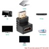 OcioDual HDTV 1.4 Angle Male to Female Adapter Black 90