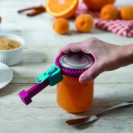 MIXNEX Zip-Eat Jar Opener – 2-Pack | Innovative Silicone Grip for Stubborn Jar Lids | Ergonomic and Easy to Use | Multi-Color Design