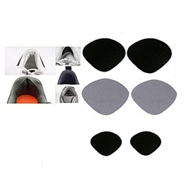 Shoe Hole Repair, Toebox/Heel Hole Prevention Repair, Sneaker Hole Patch/Insert,Suitable for Wear - Resistant self-Adhesive, 2pairs of Black and 1 Pair of Gray