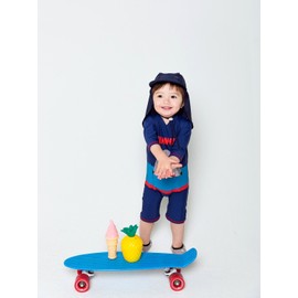 VAENAIT BABY Little Boys Swimsuit Rashguard Swimwear Jaws King Baby S