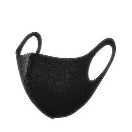 EverestBeauty Black Face Mask Cover Bandana Balaclavas, 2-Layer Unisex Reusable Fashion Washable face mask (Pack 5, Black)