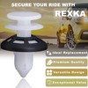 Rexka 30pcs Door Panel Retainer Clip 6509673AA for Jeep Dodge