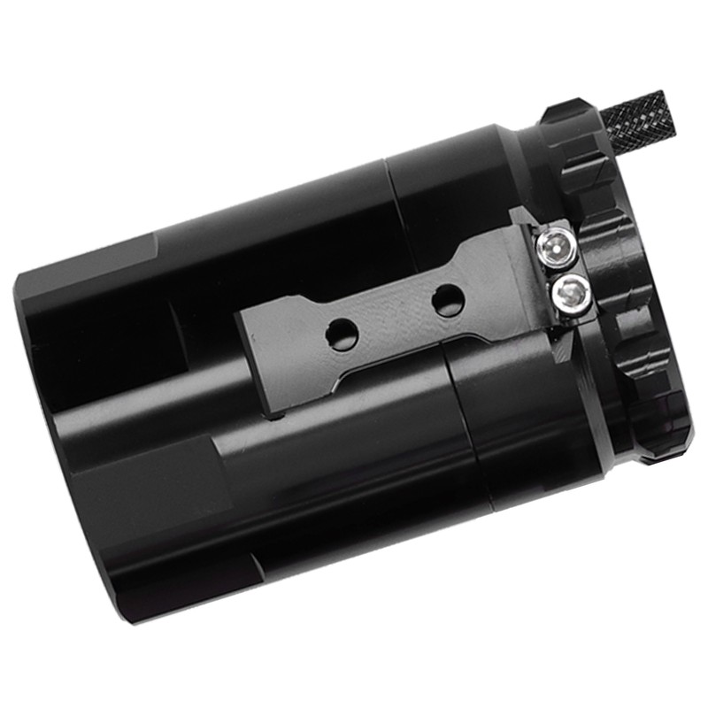 Universal Auto Oil Catch Can Breather Reservoir with Mounting Parts
