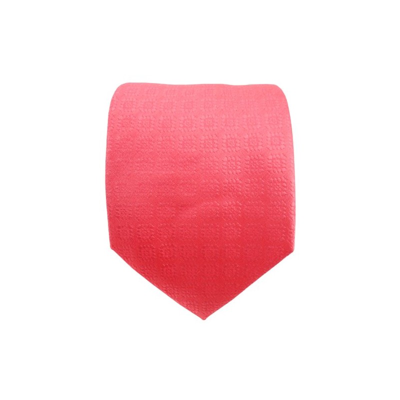 TigerTie Satin Silk Tie Red Rose Patterned - Tie Silk