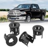 4Pcs Parking Assist Sensor Bezels,KIMISS ABS Front Rear Parking Aid