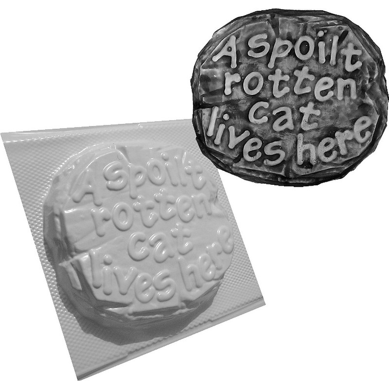 Set of 4 Cat Dog Themed Concrete Moulds