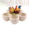 Yarnow Resin Succulent Pot Bonsai Flower Pot Chicken Statue Miniature