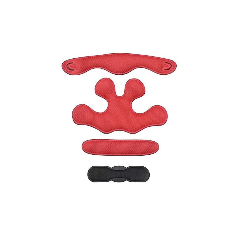OGK KABUTO Repair Parts Inner Pad Set - 12 Red,