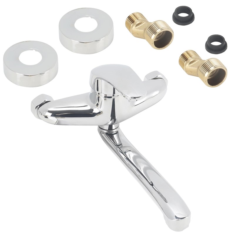 VirtuGro Wall Mounted Tap 25 cm Kitchen 360° Rotatable Sink
