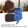 Rustic Leather Archery Finger Tab Right Hand Archery Finger Guard