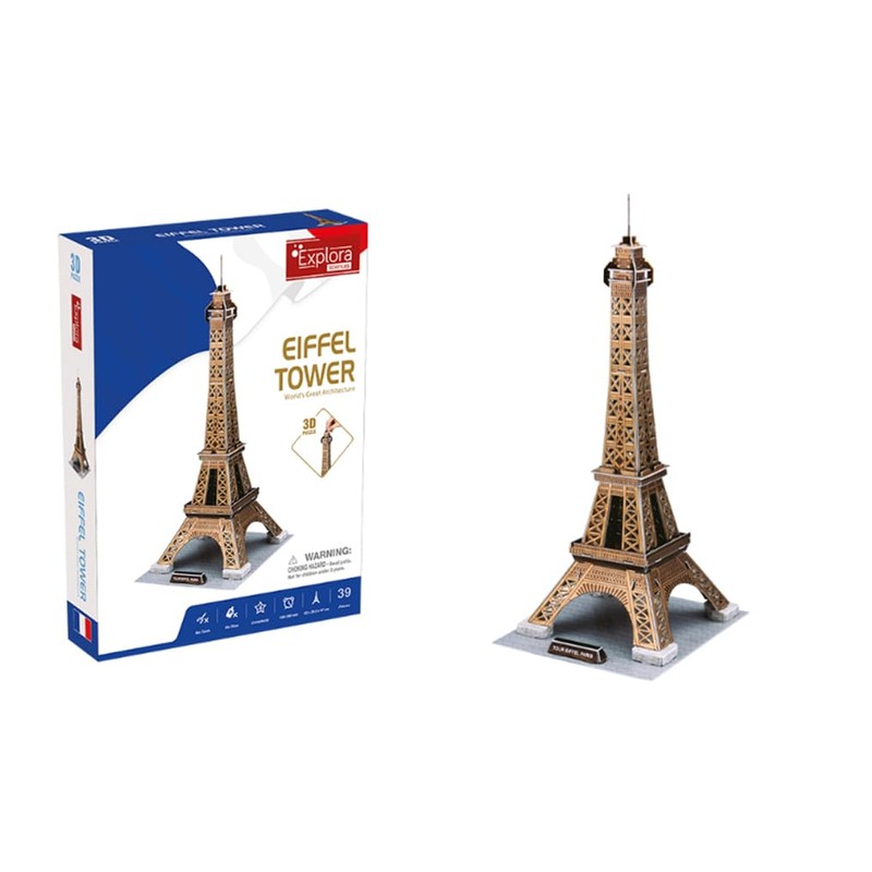 ESPLORA - Torre Eiffel - Puzzle 3D - 540020-39 Pezzi