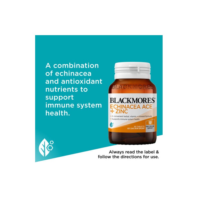 Blackmores Echinacea ACE + Zinc 60 Tablets