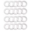 Aluminum Drain Gasket 20pcs Oil Drain Plug Gasket Compression Washer