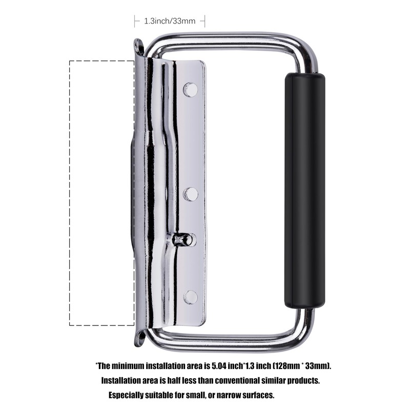 SYINE 5.15 Inch 8.3 oz Large Heavy Duty Folding Handle,3