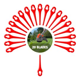 Terratek Genuine Replacement Grass Strimmer Blades Multi Pack for the TTCGT18, GGCGT18 and TCSBUN ONLY these blades will fit the Grass Strimmer, Only fits the strimmer no other strimmer (1 X 20 (20))
