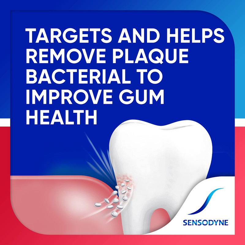 Sensodyne Sensitivity & Gum Sensitive Toothpaste for Gingivitis, Sensitive Teeth