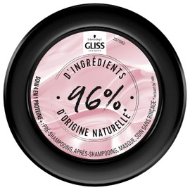Gliss Schwarzkopf - Miracle Eclat 4 in 1 – damaged and colored hair – hair care – 96% ingredients of natural origin – 400 ml