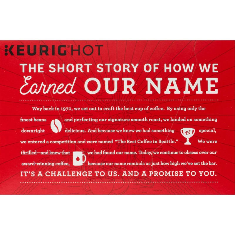 Seattle’s Best Coffee K-Cup Pods, House Blend Medium Roast, Smooth