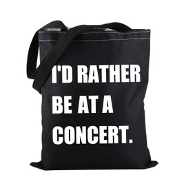 I'd Rather Be At A Concert Bag Music Concert Bag Country Concert Gift Music Concert Lover Gift, I'd Rather-tote