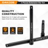 DAKCOS 3/8" Impact Extension Bar Set, 3 Piece Socket Extension