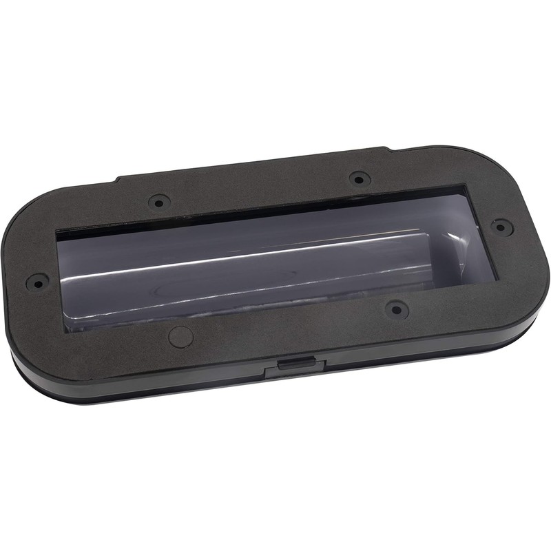 Belva BMRC1B Flip-Up Black Water-Resistant Marine Radio Cover/Radio Splash Guard