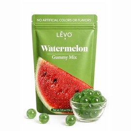 LĒVO Gummy Mix - Watermelon- Make Your Own Infused Gummies - Each Bag Makes 64 Gummies - 1 Pack (Packaging May Vary)