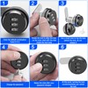MEIRIYFA Combination Cam Lock Password Coded Lock 3-Digit Security Cabinet