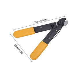 MECCANIXITY Single Hole Fiber Optic Stripper, 125um-250um Adjustable Fiber Stripper and Cutter Safe Cable Tool for Working Technicians, Electricians, Installers