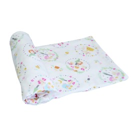 Vit Heart Sanrio Baby Flower Ring Gauze Swaddle (SB04S) White