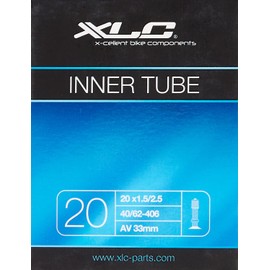 XLC Bicycle tube 20 x 1.5/2.5 40/62-406 AV 35 mm, 2508200200