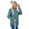 Dofaoo Sweatshirts for Women Crewneck 2024 Fall Tops Lightweight Sweater