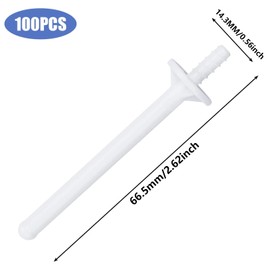 100 Pieces Nose Wax Sticks, Disposable Nose Hair Removal Sticks Men Nose Waxing Applicators Kit for Nostril Cleaning