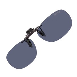 Cliponkeeper 9324 Keeper, Made in Japan, Clip-on Style Sunglasses, Worn Over Glasses, UV Protection, Ultra Lightweight, Flip-up Type, Unisex (Except Yellow and Clear which have polarizing function