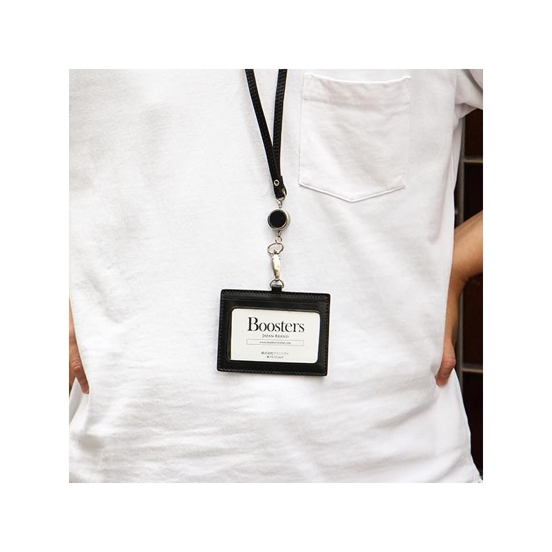 Boosters Horizontal ID Card Holder with Reel ID Case, Green