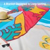 sheelokhwui Printed Beach Blanket. Extra Large 83x81 inch, Fits Up