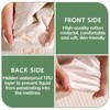 2 Pack Waterproof Mattress Protector Twin, Cotton Breathable Mattress Pad