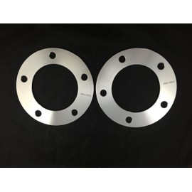 Customadeonly 2 Pieces 3/16" 5mm Hub Centric Wheel Spacers Center Bore 110mm Bolt Pattern 5x150 to 5x150 Thread Pitch 14mm x 1.5 for Lexus Toyota