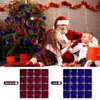 16 Piezas Esferas Navideñas de Terciopelo de 6 cm, Bolas de