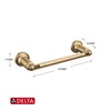 Delta 73508-CZ Saylor-Bath Hardware bar, Champagne Bronze