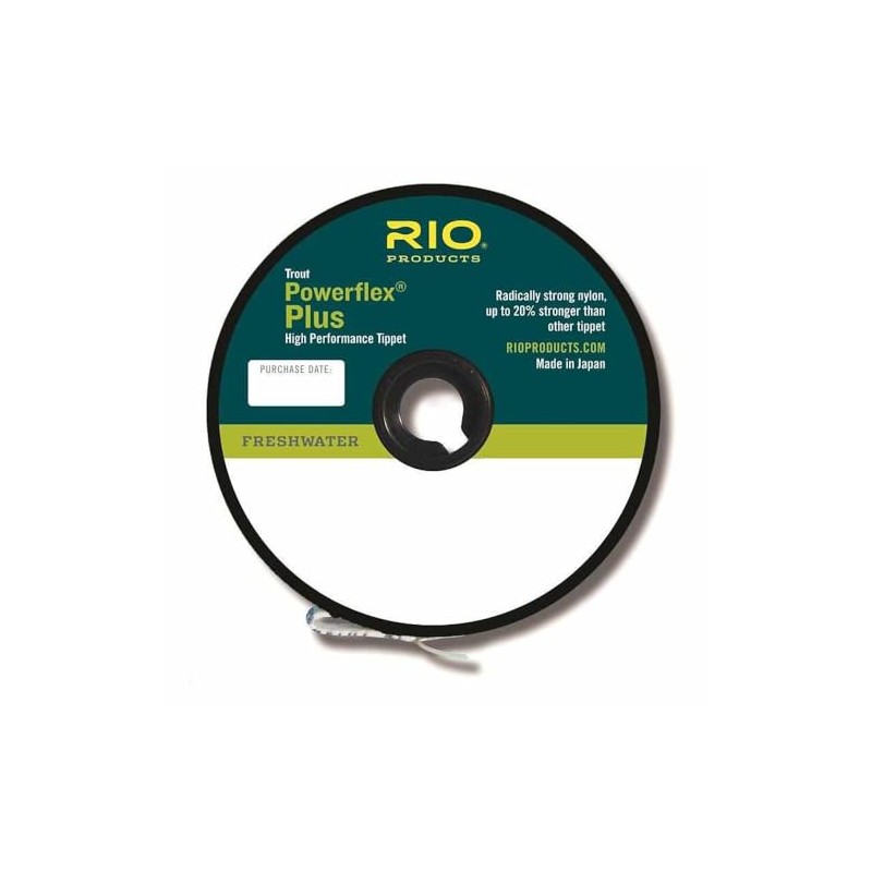 Rio Fly Fishing Tippet Power Flex-Plus 1X-Tippet 50yd Fishing Tackle,