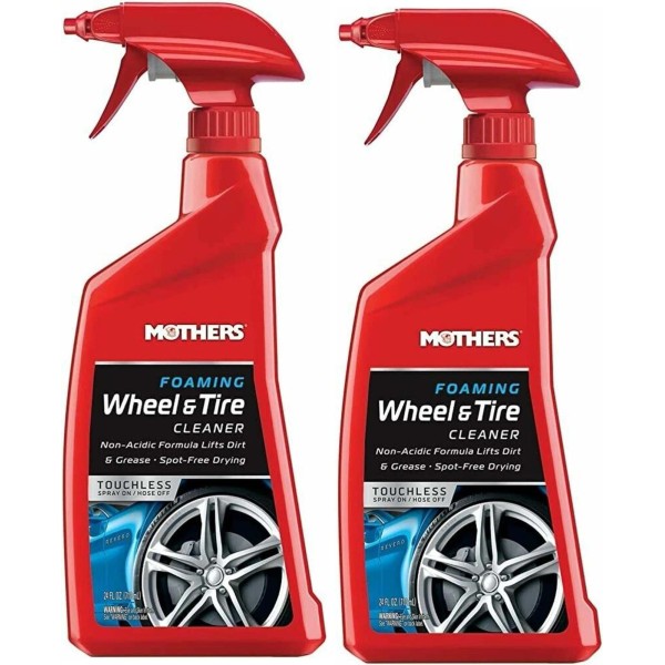 Mothers Foaming Wheel and Tire Cleaner- 24 Fl. Oz. Touchless-