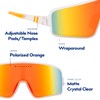 Blenders Eyewear Eclipse – Polarized Sunglasses – Wrap-Around Lens –