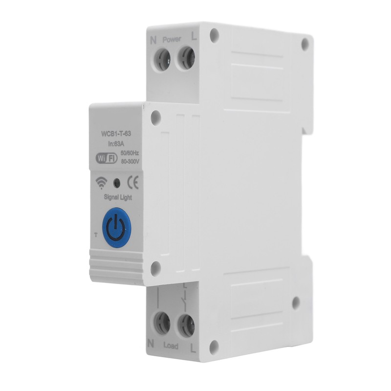 WiFi Circuit Breaker for Tuya APP DIN Rail Mount Remote