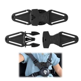 OUDQFCJ Pack of 2 Children's Seat Belts, Car Seat Safety Belt Clip, Clip Strap, Safety Belt Extension, Buckle Protection Child Seat, Car Seat Child Seat Belt Secures, Chest Strap Clip