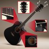 41in Acoustic Guitar - Guitar Kit with Case, Strap, Capo,
